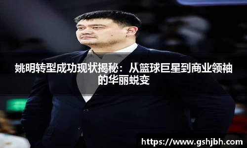 姚明转型成功现状揭秘：从篮球巨星到商业领袖的华丽蜕变
